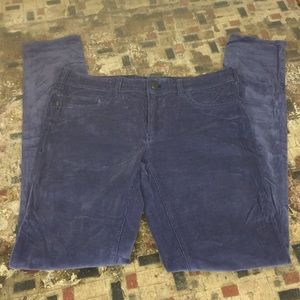 Anthropologie :: Dusty Blue Skinny Cords